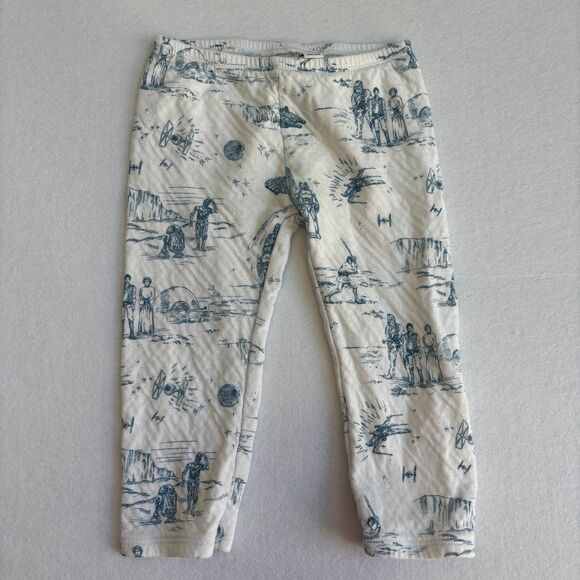 Janie and Jack STAR WARS Baby Toile Wrap Matching Set 12-18 White Luke Leia C3PO - Picture 6 of 7